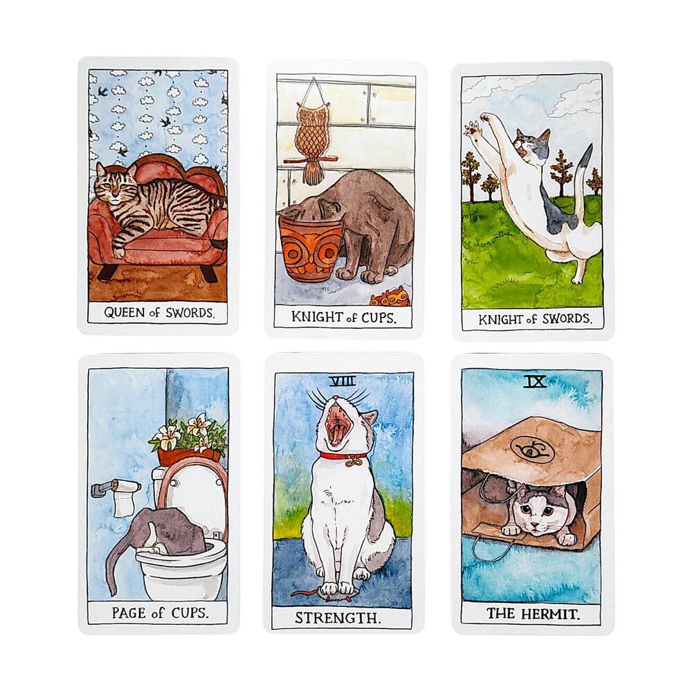 Cat Tarot Cards: 78-Card Deck and Guidebook, by Megan Lynn Scott - Picture 6 of 8